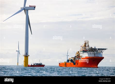 Transformer Substation Walney Offshore Wind Hi Res Stock Photography