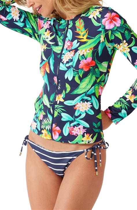 Tommy Bahama Tropi Calling Floral Full Zip Rashguard ShopStyle Two