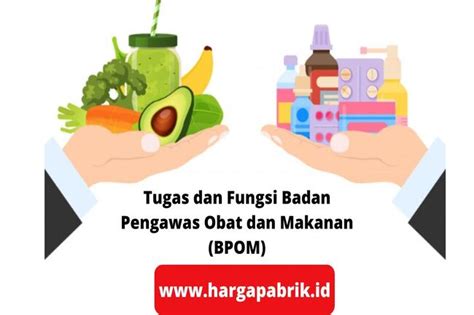 Tugas Dan Fungsi Badan Pengawas Obat Dan Makanan BPOM