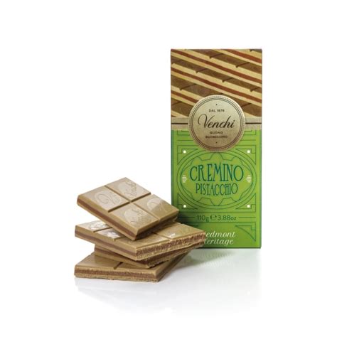 Venchi Czekolada Z Kremem Pistacjowym Pistacchio Cremino Bar 100g