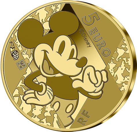 France Monnaie De Paris Mickey Et Minnie 100 Ans Disney 5 Euros