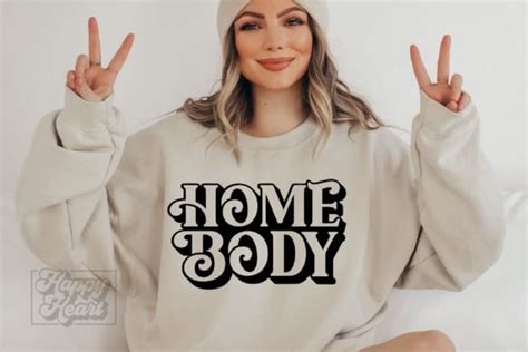 Homebody Svg Selectively Social Png Graphic By Happyheartdigital