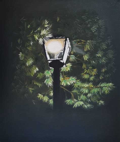 Light in the dark Painting by Andriy Hrab | Saatchi Art