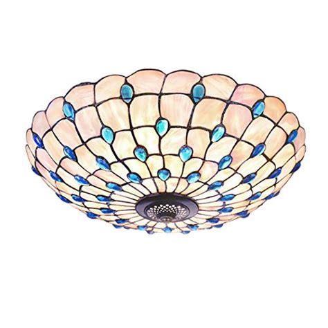 I Tested And Fell In Love With The Stunning Blue Glass Flush Mount Ceiling Light For My Home