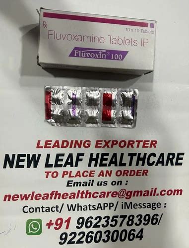 Fluvoxamine 100 Mg Tablets Fluvoxin 100 At Rs 622 Stripe