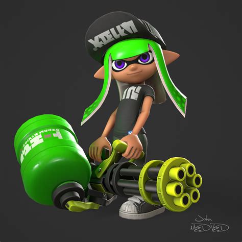 Artstation Splatoon Inkling