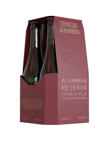 Bier Alhambra Reserva Rot Menge Flasche