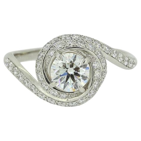 Cartier Trinity Ruban Diamond Solitaire Ring At 1stdibs Cartier