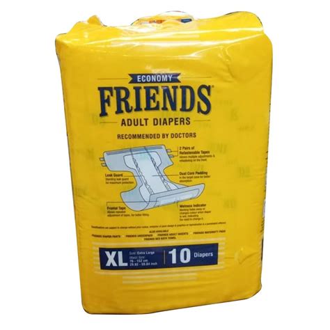 Tape Style Friends Economy Adult Diapers Size Xl At Rs 265packet In Faridabad