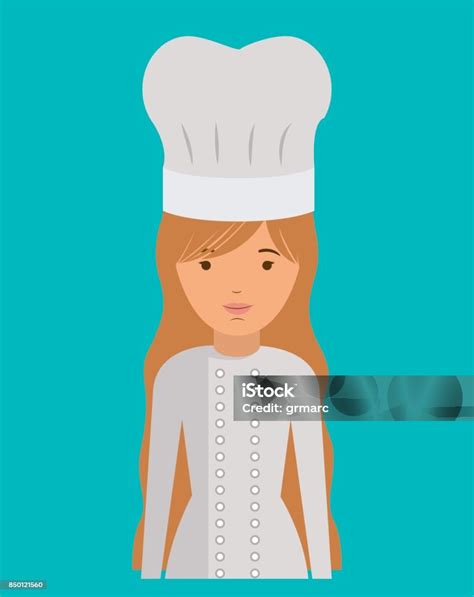 Chef Woman Design Stock Illustration Download Image Now Adult