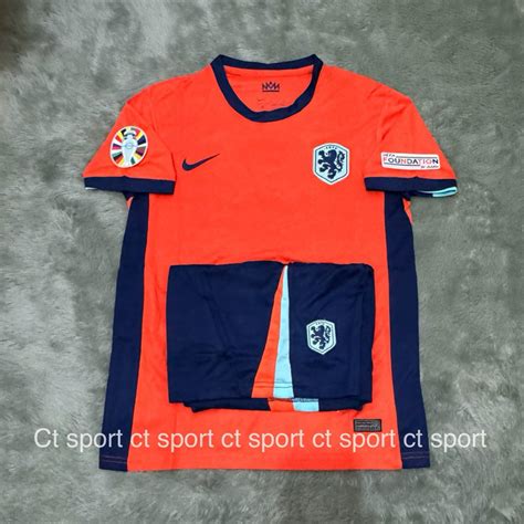 Jual Full Patch Euro Stelan Jersey Belanda Home Euro 2024 Import Go