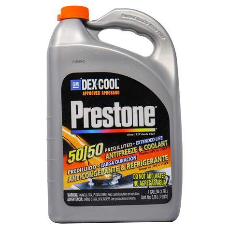 PRESTONE COOLANT DEX COOL 50 50 GALON EXTENDED LIFE NARANJA