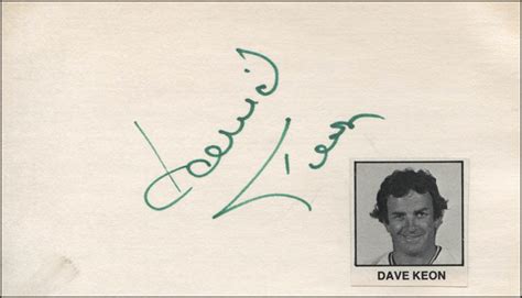 Dave Keon - Autograph | HistoryForSale Item 319425