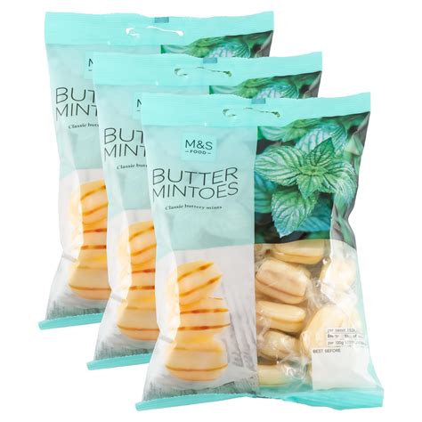 Mands Butter Mintoes Traditional Hard Boiled Mint Sweets Made With Butter