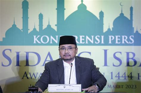 Pemerintah Tetapkan Ramadan Jatuh Maret