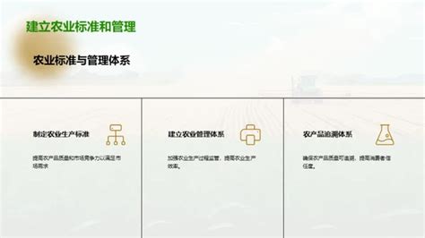 农业发展策略 Ppt模板下载