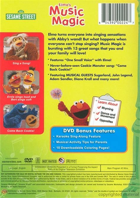 Sesame Street: Elmo's Music Magic (DVD 2011) | DVD Empire