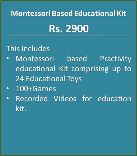 Montessori Based Educational Kit - HOME SCHOOL INTERNATIONAL