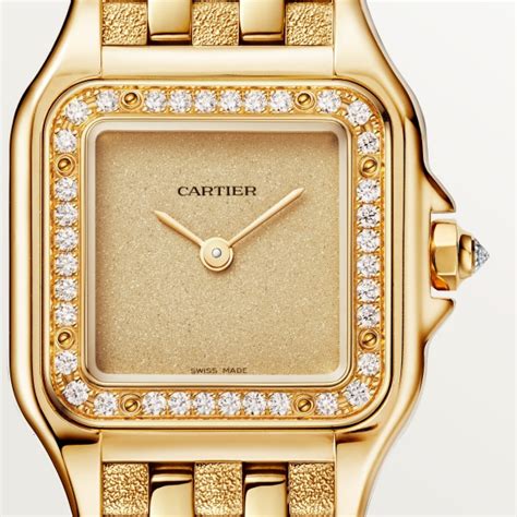 CRWJPN0057 Panthère de Cartier watch Small model quartz yellow