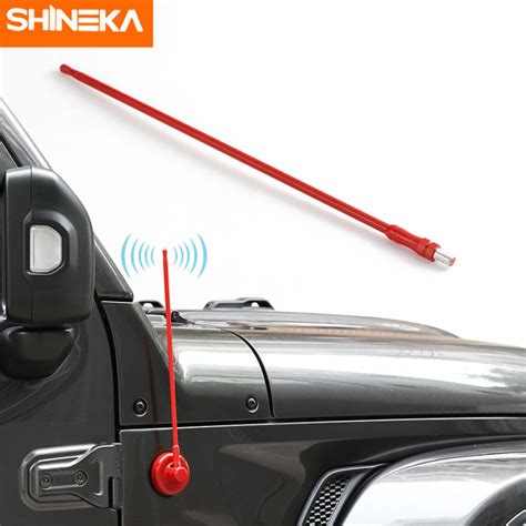 Shineka Car Am Fm Antenna Mast For Jeep Wrangler Jk 2007 2017 Satellite Radio Antennas For Jeep