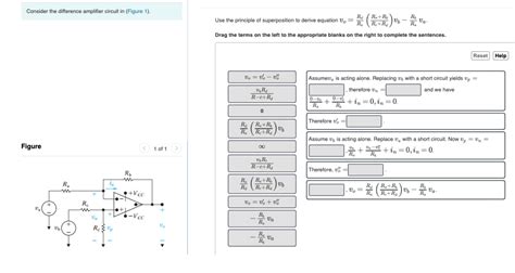 Solved Consider the difference amplifier circuit in (Figure | Chegg.com