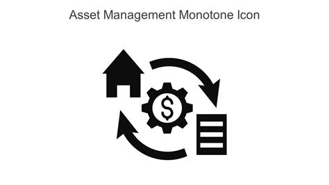 Asset Management Monotone Icon In Powerpoint Pptx Png And Editable Eps