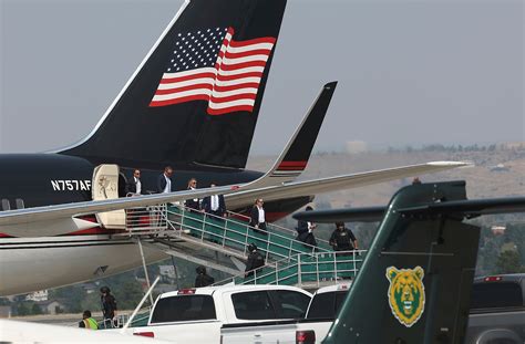 Trumps Plane Diverted Over Mechanical Issue While Flying To Rally In