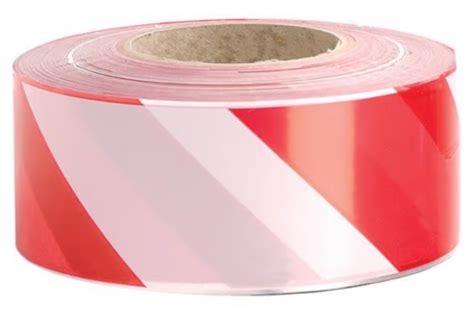 Red White Barrier Tape X M Foster Site Supplies