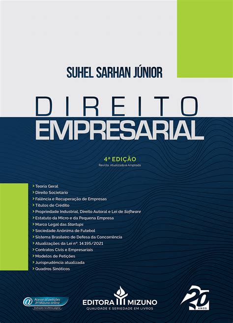 Livro Direito Empresarial 4ª Edição 2022 Livraria Odontomedi