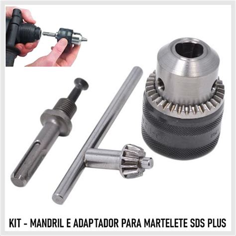 Mandril Adaptador P Martelete SDS Plus Star Parafusos E