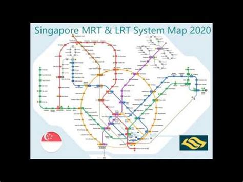 Singapore Mrt Lrt System Map Youtube