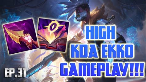 High Kda Ekko Jungle Gameplay Ekko League Of Legends Youtube