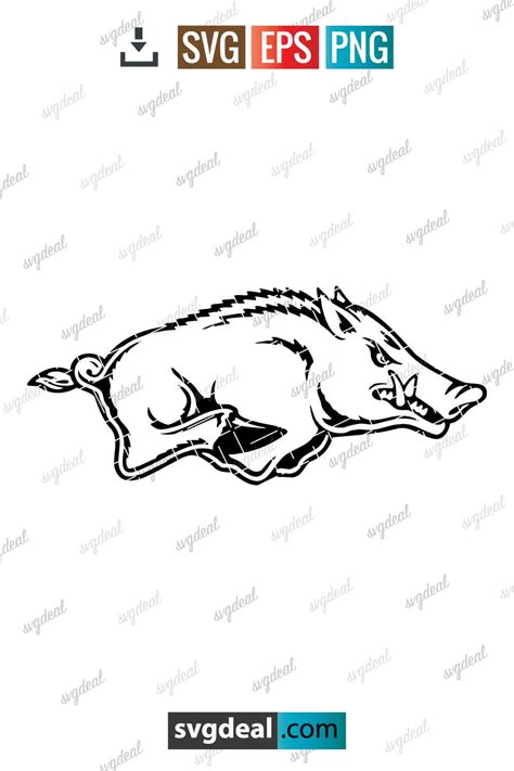 Free Arkansas Razorback Svg - SVGDeal.com