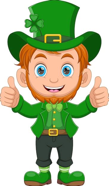 Premium Vector Leprechaun St Patricks Day Cartoon