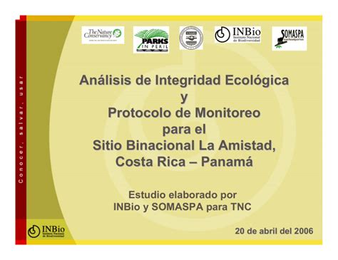 Análisis de integridad ecológica