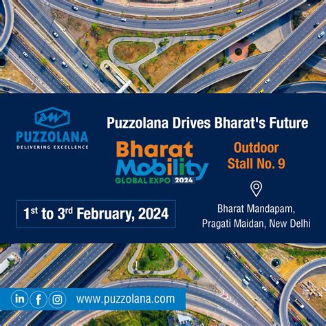 Bharat Mobility Global Expo St Rd February Puzzolana