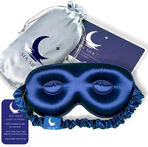 Amazon Silk Sleep Mask With Eye Cups No Pressure D Eye Covers