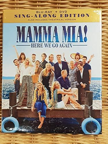 Mamma Mia Here We Go Again Sing Along Edition Blu Ray Dvd