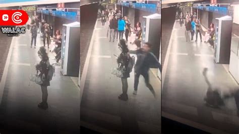 Agresi N En El Metro De Barcelona Sujeto Atacaba Solo A Mujeres