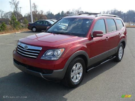 2009 Spicy Red Kia Borrego LX V6 45498253 GTCarLot Car Color