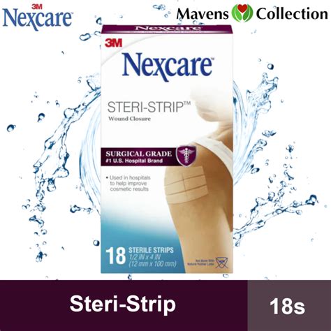 M Nexcare Steri Strip Wound Closure Mm X Mm Strips By Mavens