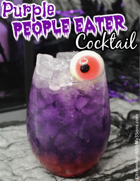 Purple People Eater Cocktail Kitchen Fun With My 3 Sons