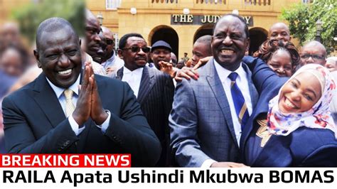 Breaking News Raila Amepata Ushindi Mkubwa Baada Ya Ruto Kufanya