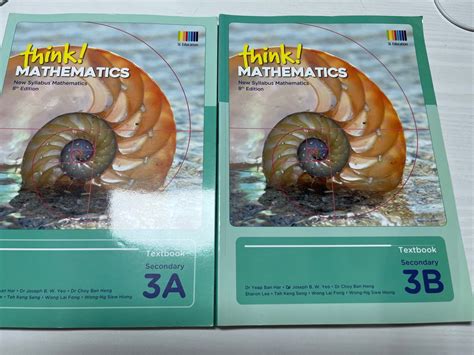 Think Mathematics O Level Emath Sec 3 Textbook A B Hobbies Toys