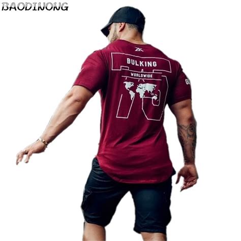 2018 mens cross gyms T Shirt Fitness Bodybuilding Crossfit Short sleeve ...