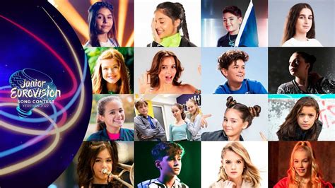 LAS 16 CANCIONES DE EUROVISIÓN JUNIOR 2022 YouTube