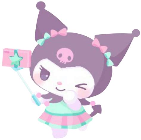 Kuromi Freetoedit Kuromi Sticker By Lovesanrio Pegatinas Bonitas