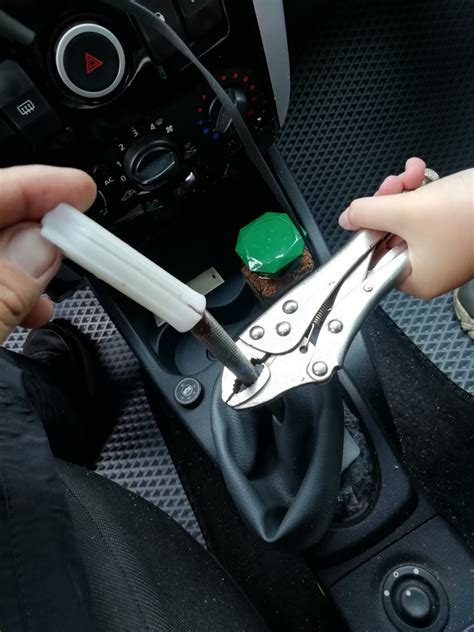 Ручка КПП от Веста спорт в Ларгус. — Lada Ларгус, 1,6 л, 2013 года ...