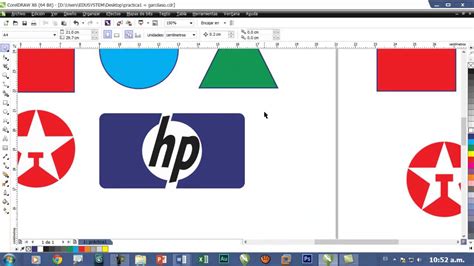 DISEÑO FORMAS Y LOGOTIPOS TUTORIAL COREL DRAW PARTE 2 YouTube