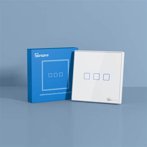 Sonoff Rf Wall Mounted Rf Remote T Eu Isp Home